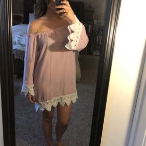 Off the shoulder dress